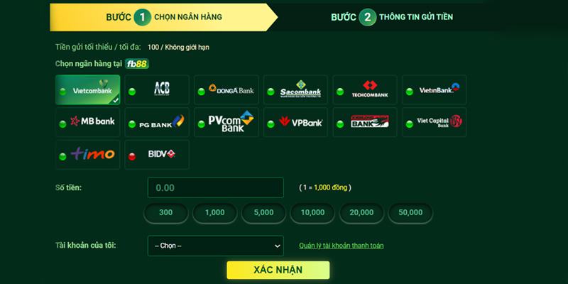 Hướng dẫn các cách nạp tiền Fb88 siêu nhanh cho tân thủ